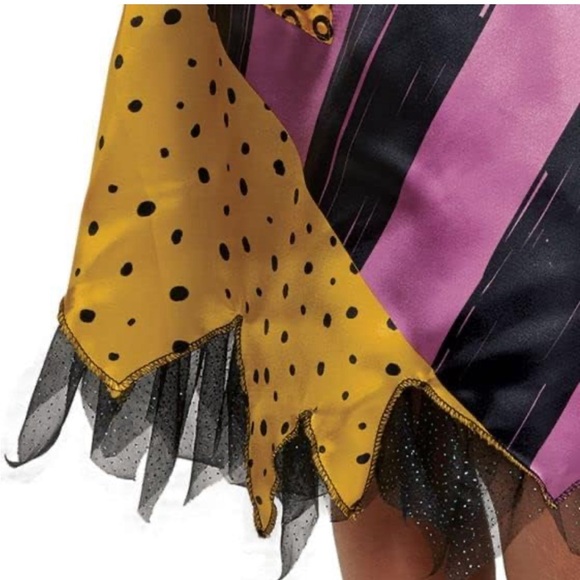 Disney Sally Nightmare Before Christmas Deluxe Halloween Costume Size Girls M - Picture 3 of 6